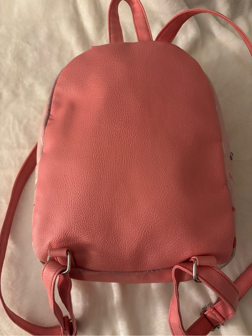 Hot Topic Strawberry Milk Mini Backpack Kawaii Pink Faux Leather Bag - Picture 3 of 8